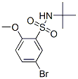 5-Bromo-N-tert-butyl-2-methoxybenzenesulfonamide Structure,871269-15-7Structure