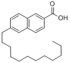 6-N-dodecylnaphthalene-2-carboxylic acid Structure,871325-01-8Structure