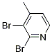 2,3-Dibromo-4-picoline Structure,871483-22-6Structure