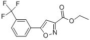 5-(3-Trifluoromethylphenyl)-isoxazole-3-carboxylic acid ethyl ester Structure,871676-36-7Structure