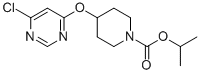 4-(6-氯-嘧啶-4-基氧基)-哌啶-1-羧酸 异丙基酯结构式_871681-64-0结构式