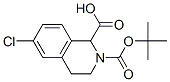 2-Boc-6-chloro-3,4-dihydro-1H-isoquinoline-1-carboxylic acid Structure,871730-33-5Structure