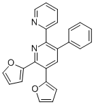 5,6-Di(furan-2-yl)-3-phenyl-[2,2]bipyridinyl Structure,871798-95-7Structure