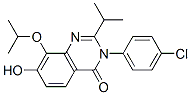 4(3H)-quinazolinone,3-(4-chlorophenyl)-7-hydroxy-8-(1-methylethoxy)-2-(1-methylethyl)- Structure,871814-23-2Structure