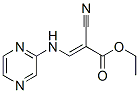 2-Cyano-3-(pyrazin-2-ylamino)-acrylic acid ethyl ester Structure,871926-02-2Structure