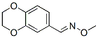 1,4-Benzodioxin-6-carboxaldehyde,2,3-dihydro-,o-methyloxime Structure,872047-79-5Structure