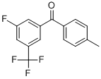 (3-Fluoro-5-trifluoromethylphenyl)-p-tolyl-methanone Structure,872088-12-5Structure