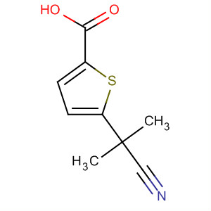 5-(2-Cyanopropan-2-yl)thiophene-2-carboxylic acid Structure,872091-98-0Structure