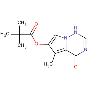 4-Hydroxy-5-methylpyrrolo[1,2-f][1,2,4]triazin-6-yl pivalate Structure,872206-47-8Structure