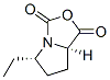 1H,3h-pyrrolo[1,2-c]oxazole-1,3-dione,5-ethyltetrahydro-,(5s-cis)-(9ci) Structure,87251-01-2Structure