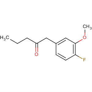 1-[4-Fluoro-3-(methyloxy)phenyl]-2-pentanone Structure,872549-98-9Structure