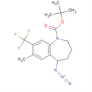 (S)-tert-butyl 5-azido-7-methyl-8-(trifluoromethyl)-2,3,4,5-tetrahydrobenzo[b]azepine-1-carboxylate Structure,872624-61-8Structure