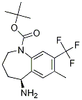 (S)-5-氨基-7-甲基-8-(三氟甲基)-2,3,4,5-四氢-1H-苯并[b]氮杂卓-1-羧酸叔丁酯结构式_872624-62-9结构式