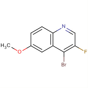 4-Bromo-3-fluoro-6-methoxyquinoline Structure,872714-63-1Structure