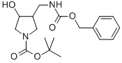 Tert-butyl 3-((benzyloxycarbonyl)methyl)-4-hydroxypyrrolidine-1-carboxylate Structure,872716-50-2Structure