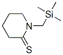 1-[(三甲基甲硅烷基)甲基]-2-哌啶硫酮结构式_87281-40-1结构式