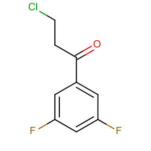 3-Chloro-1-(3,5-difluorophenyl)propan-1-one Structure,872850-57-2Structure