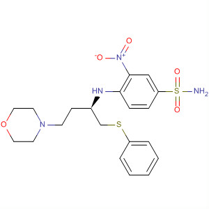 4-[[(1R)-3-(4-morpholinyl)-1-[(phenylthio)methyl]propyl]amino]-3-nitrobenzenesulfonamide Structure,872866-28-9Structure