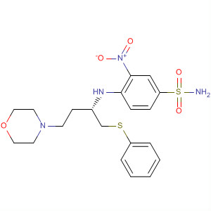 4-[[(1S)-3-(4-morpholinyl)-1-[(phenylthio)methyl]propyl]amino]-3-nitrobenzenesulfonamide Structure,872866-40-5Structure