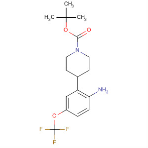 1-Piperidinecarboxylic acid, 4-[2-amino-5-(trifluoromethoxy)phenyl]-, 1,1-dimethylethyl ester Structure,872999-38-7Structure