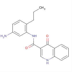 N-(5-amino-2-propyl-phenyl)-4-oxo-1h-quinoline-3-carboxamide Structure,873050-58-9Structure