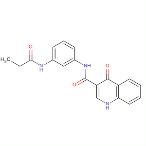 4-Oxo-n-(3-propionylaminophenyl)-1h-quinoline-3-carboxamide Structure,873050-97-6Structure