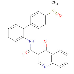 N-[2-(4-methylsulfinylphenyl)phenyl]-4-oxo-1h-quinoline-3-carboxamide Structure,873051-50-4Structure