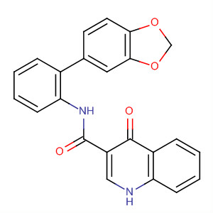 N-(2-benzo[1,3]dioxol-5-ylphenyl)-4-oxo-1h-quinoline-3-carboxamide Structure,873051-51-5Structure