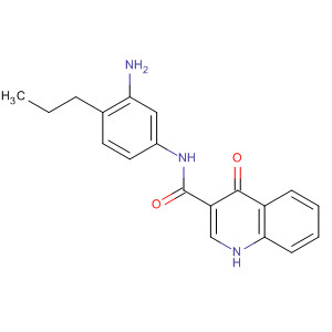 N-(3-amino-4-propyl-phenyl)-4-oxo-1h-quinoline-3-carboxamide Structure,873051-75-3Structure