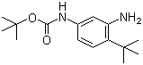 (3-Amino-4-tert-butyl-phenyl)-carbamic acid tert-butyl ester Structure,873055-92-6Structure