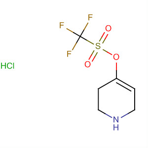 1,2,3,6-Tetrahydropyridin-4-yl trifluoromethanesulfonate hydrochloride Structure,873107-95-0Structure