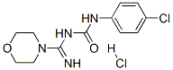 1-(4-Chloro-phenyl)-3-(imino-morpholin-4-yl-methyl)-urea hydrochloride Structure,873773-57-0Structure