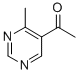 Ethanone,1-(4-methyl-5-pyrimidinyl)-Structure,87379-42-8Structure Ethanone,1-(4-methyl-5-pyrimidinyl)- Structure,87379-42-8Structure