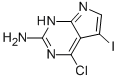 4-Chloro-5-iodo-1h-pyrrolo[2,3-d]pyrimidin-2-amine Structure,873792-88-2Structure