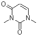 1,3-Dimethyluracil Structure