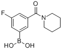 3-Fluoro-5-(piperidine-1-carbonyl)phenylboronic acid Structure,874219-43-9Structure