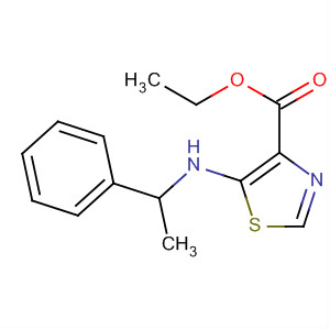 5-(1-苯基-乙基氨基)-噻唑-4-羧酸乙酯结构式_874288-85-4结构式