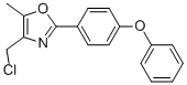 4-(Chloromethyl)-5-methyl-2-(4-phenoxyphenyl)oxazole Structure,874365-57-8Structure