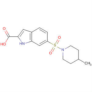 6-(4-Methyl-piperidine-1-sulfonyl)-1h-indole-2-carboxylic acid Structure,874373-29-2Structure