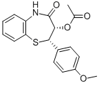 (2S-cis)-3-(acetyloxy)-2,3-dihydro-2-(4-methoxy-phenyl)-1,5-benzothiazepin-4(5h)-one Structure,87447-47-0Structure