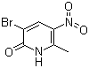 3-Bromo-6-methyl-5-nitro-2(1h)-pyridinone Structure,874493-25-1Structure