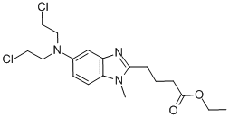 5-[Bis(2-chloroethyl)amino]-1-methyl-1H-Benzimidazole-2-butanoic acid ethyl ester Structure,87475-54-5Structure