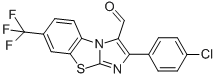 2-(4-Chlorophenyl)-7-(trifluoromethyl)imidazo[2,1-b]benzothiazole-3-carboxaldehyde Structure,874772-62-0Structure