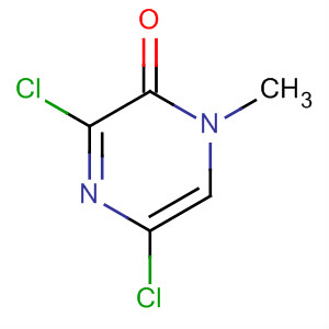 3,5-Dichloro-1-methylpyrazin-2(1h)-one Structure,87486-33-7Structure