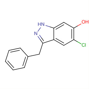 3-Benzyl-5-chloro-1h-indazol-6-ol Structure,874984-99-3Structure