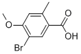 5-Bromo-4-methoxy-2-methylbenzoic acid Structure,875245-69-5Structure