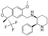 (2S,3s)-n-(((r)-6-methoxy-1-methyl-1-(trifluoromethyl)isochroman-7-yl)methyl)-2-phenylpiperidin-3-amine Structure,875322-24-0Structure