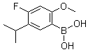 4-Fluoro-5-isopropyl-2-methoxyphenylboronic acid Structure,875446-29-0Structure