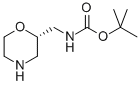 (S)-2-n-boc-aminomethylmorpholine Structure,875551-59-0Structure