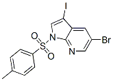 1H-Pyrrolo[2,3-b]pyridine, 5-bromo-3-iodo-1-[(4-methylphenyl)sulfonyl]- Structure,875639-15-9Structure